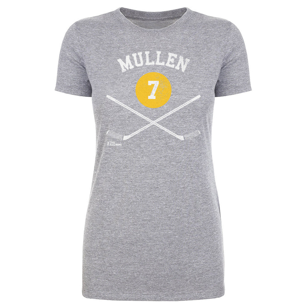 Joe Mullen Pittsburgh 7 Sticks WHT