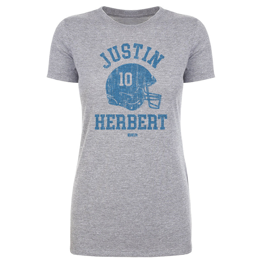 Justin Herbert Los Angeles C Helmet Font