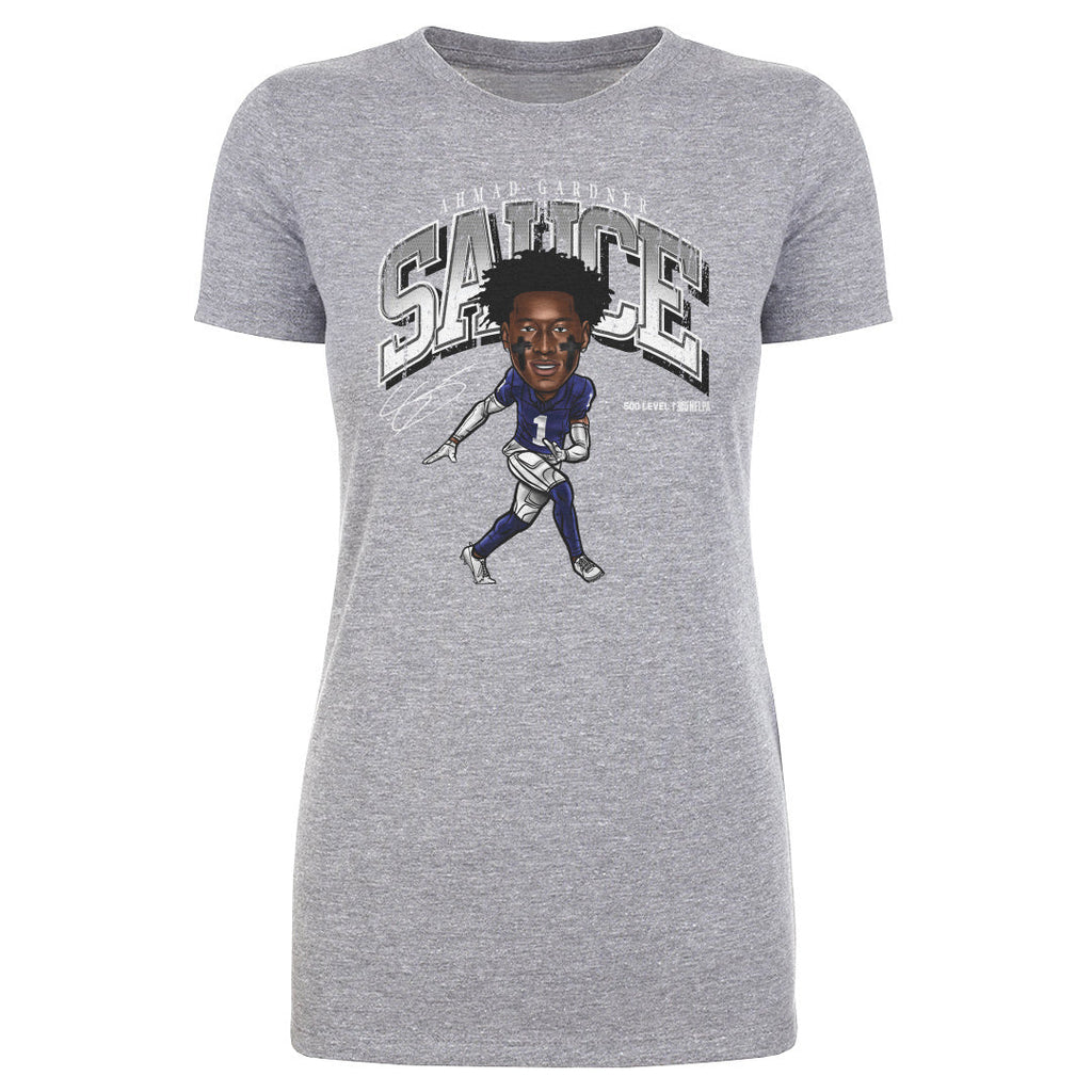 Sauce Gardner Indianapolis Cartoon WHT