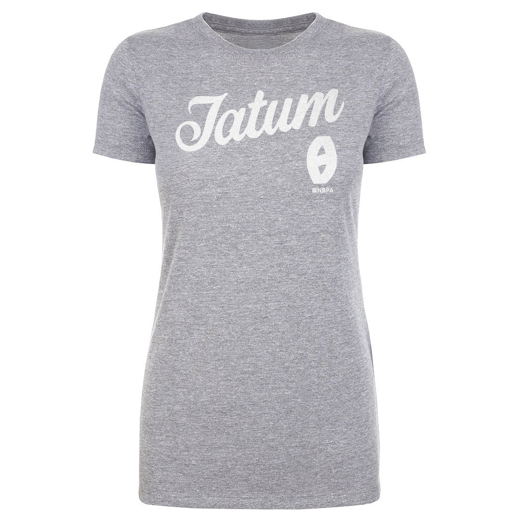 Jayson Tatum Boston Script WHT