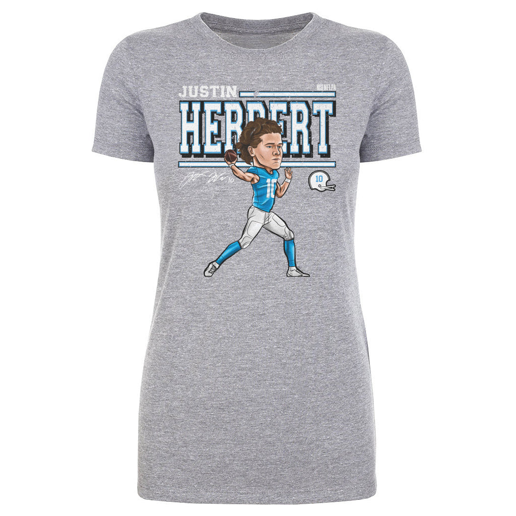 Justin Herbert Cartoon WHT