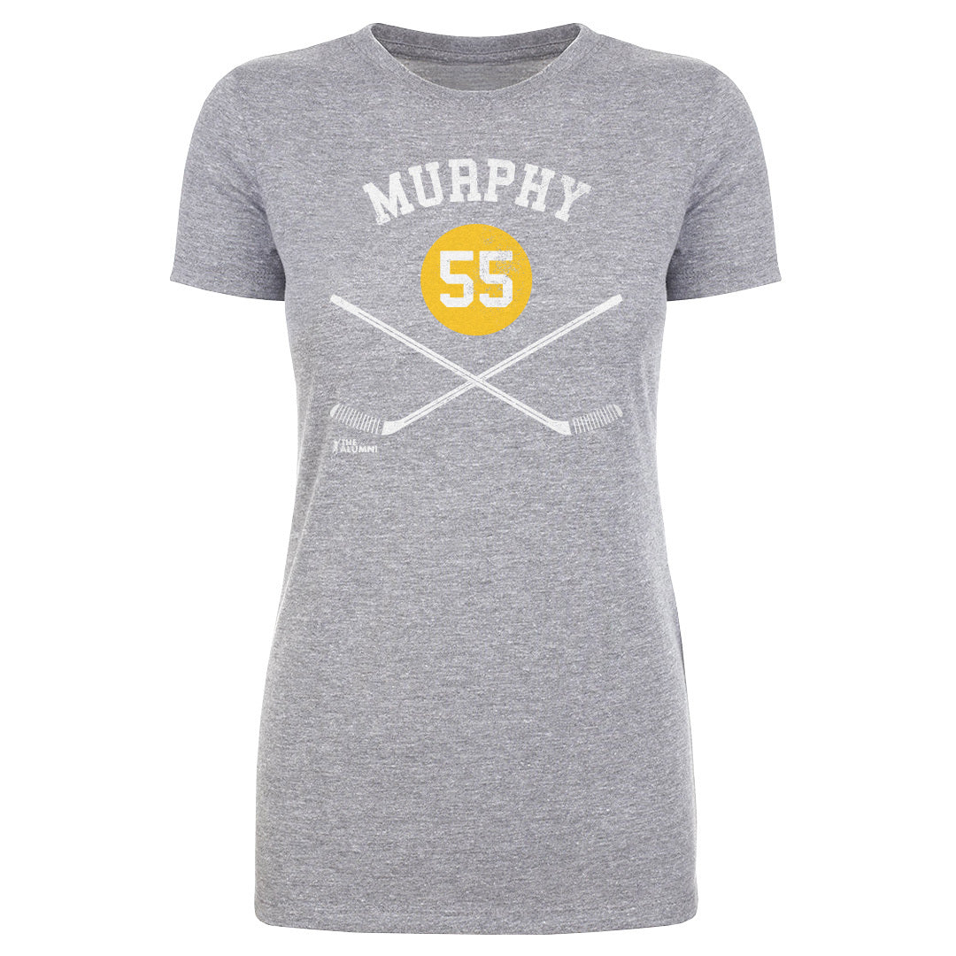 Larry Murphy Pittsburgh 55 Sticks WHT