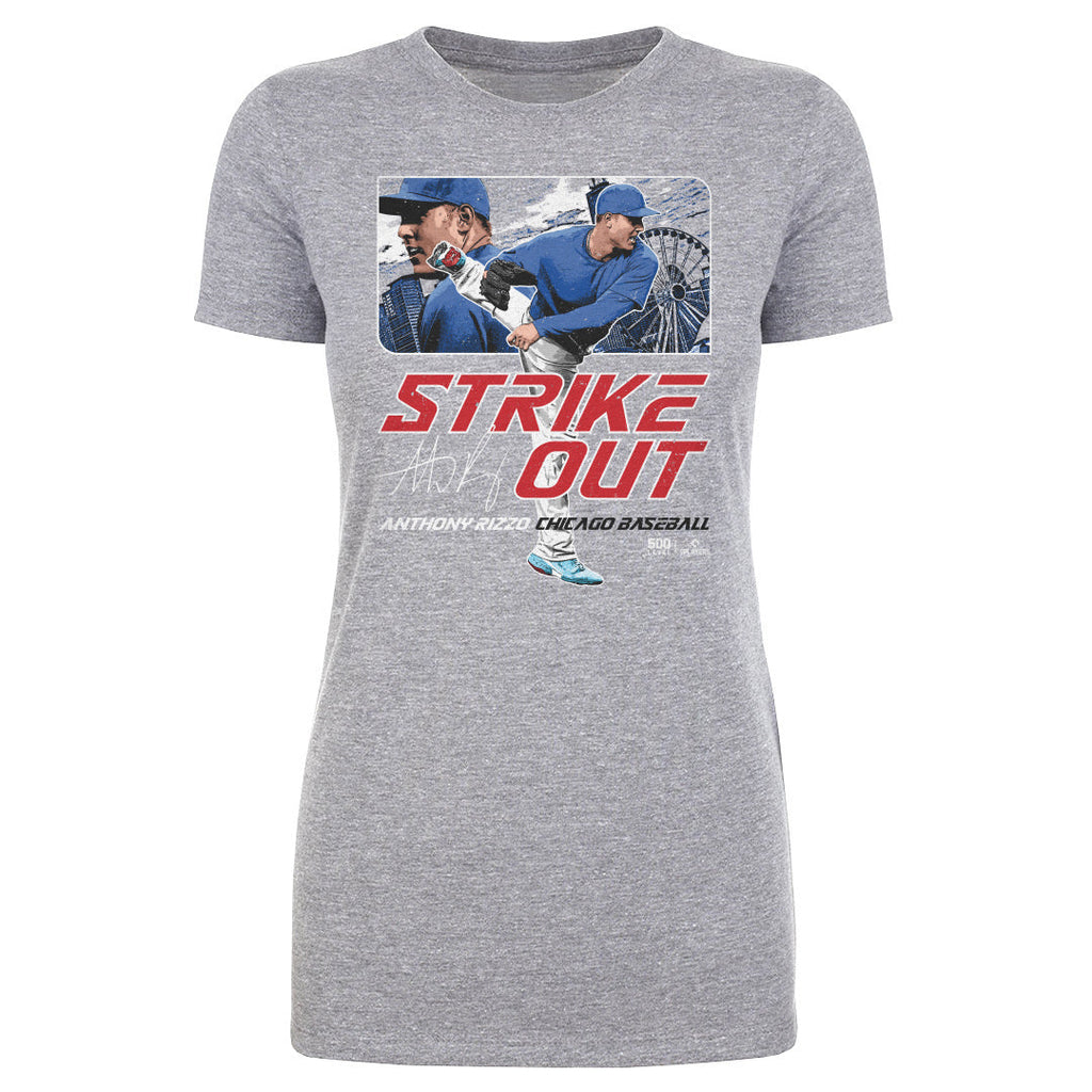 Anthony Rizzo Chicago C Strikeout WHT