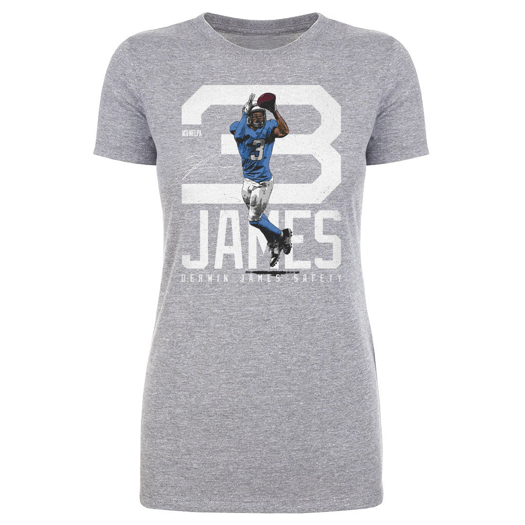 Derwin James Los Angeles C Bold Number WHT