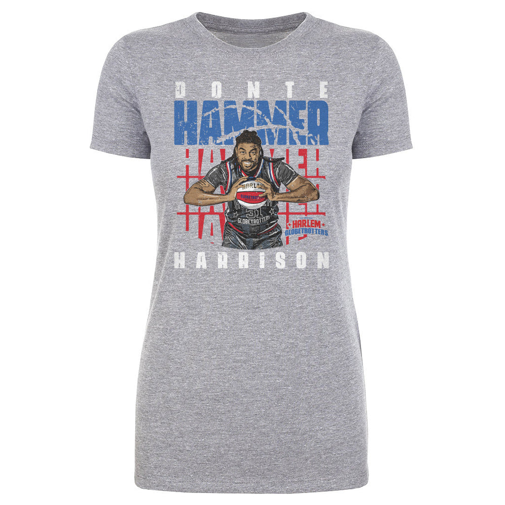 Hammer Harrison Harlem Globetrotters Pose WHT