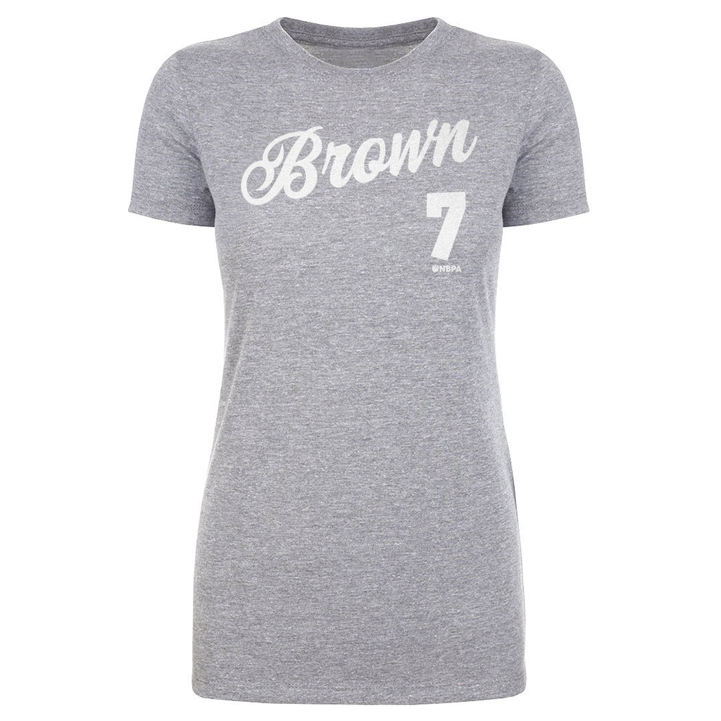 Jaylen Brown Boston Script WHT