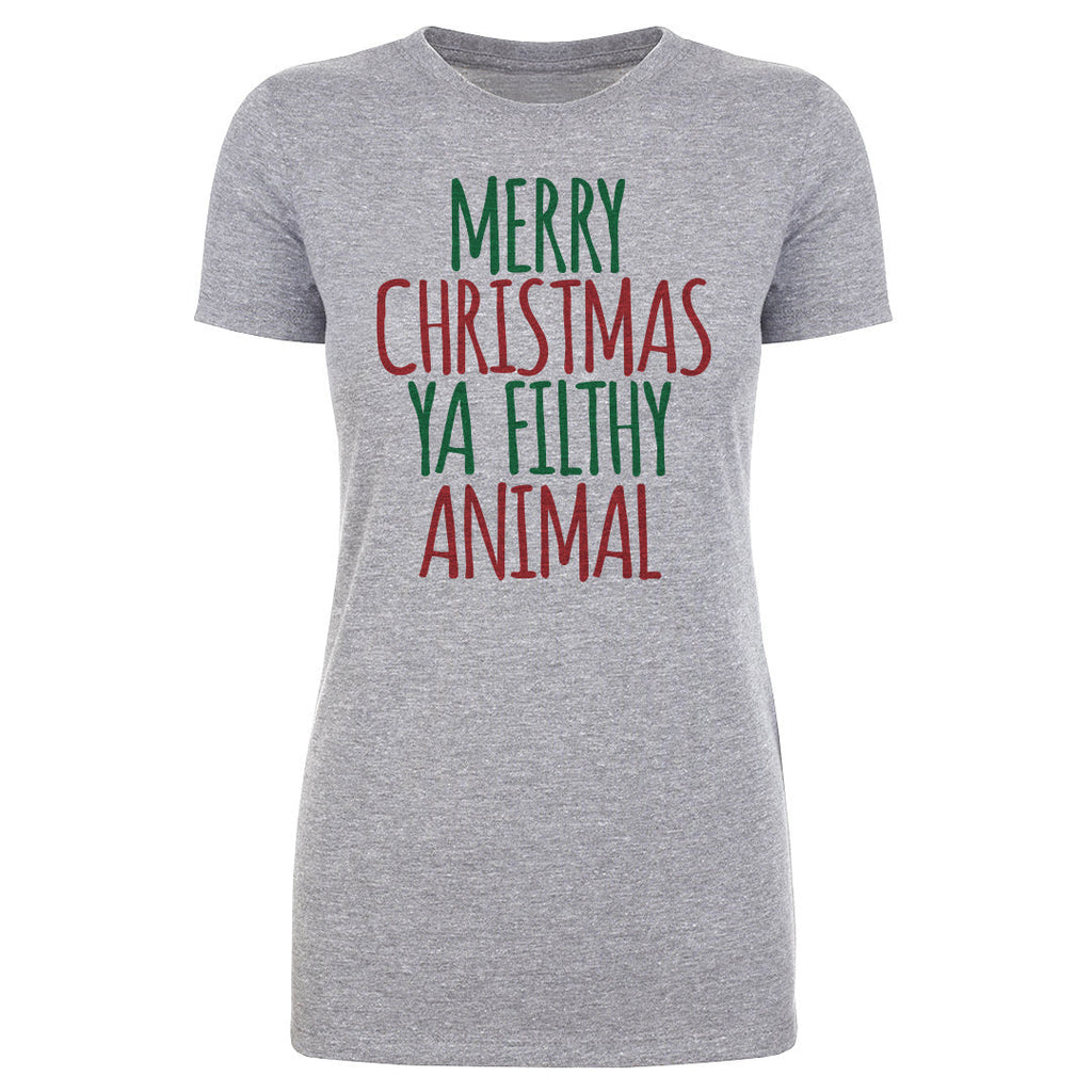 Christmas Merry Christmas Ya Filthy Animal
