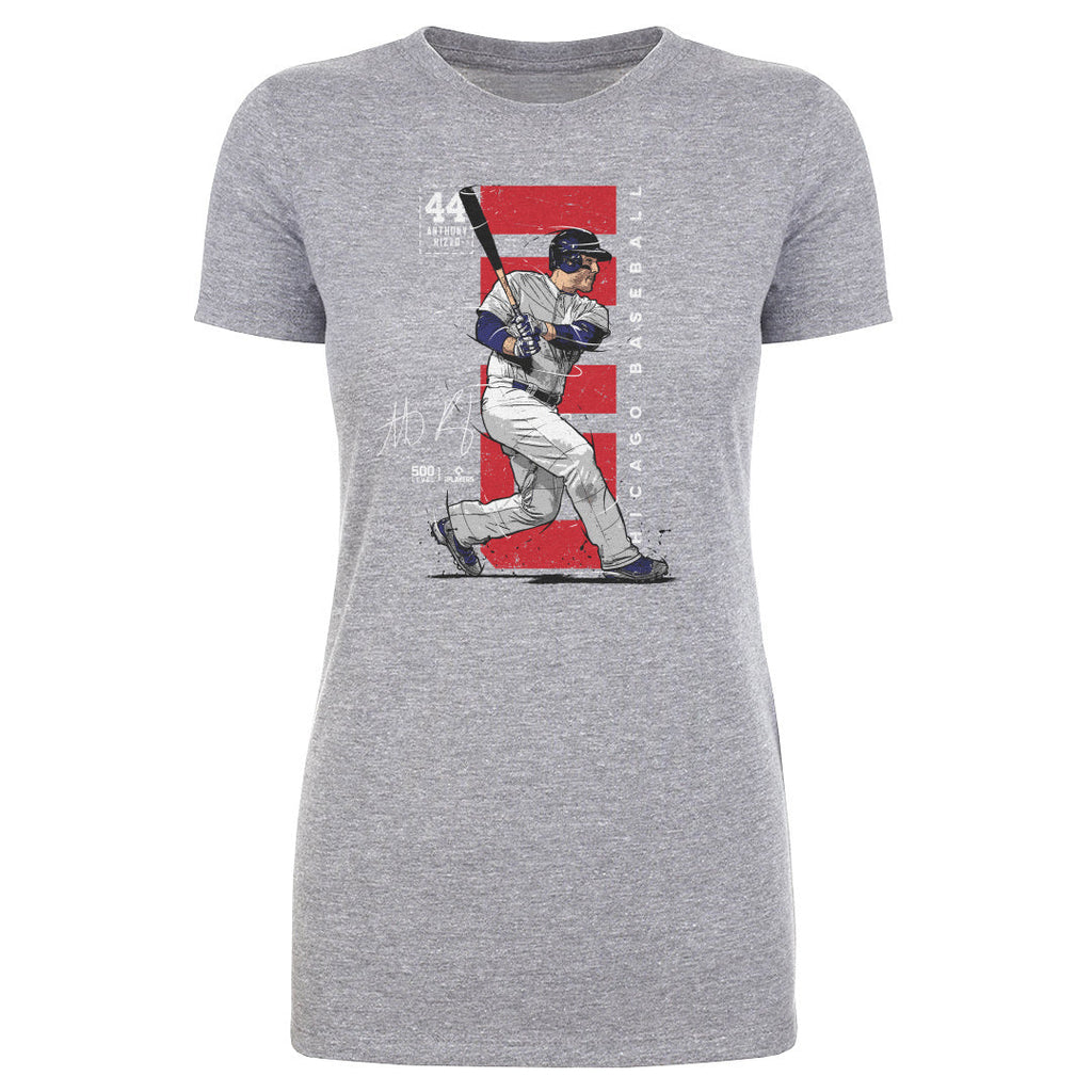 Anthony Rizzo Chicago C Vertical WHT