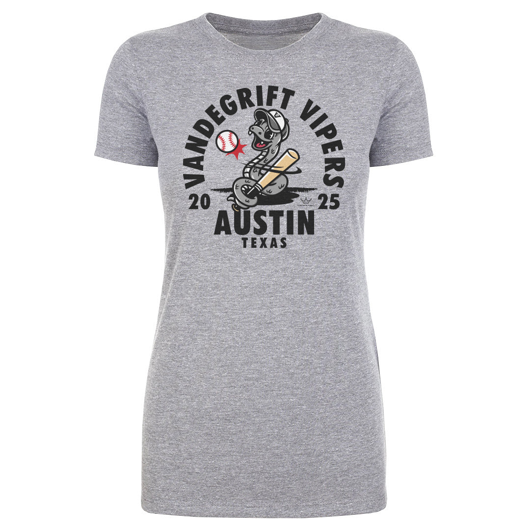Crown Trio Vandegrift High School Baseball Mascot Snake WHT