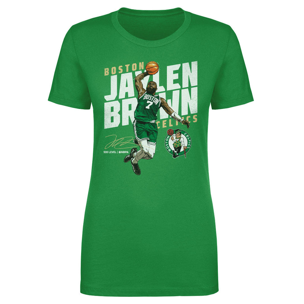 Jaylen Brown Boston Celtics Slant WHT