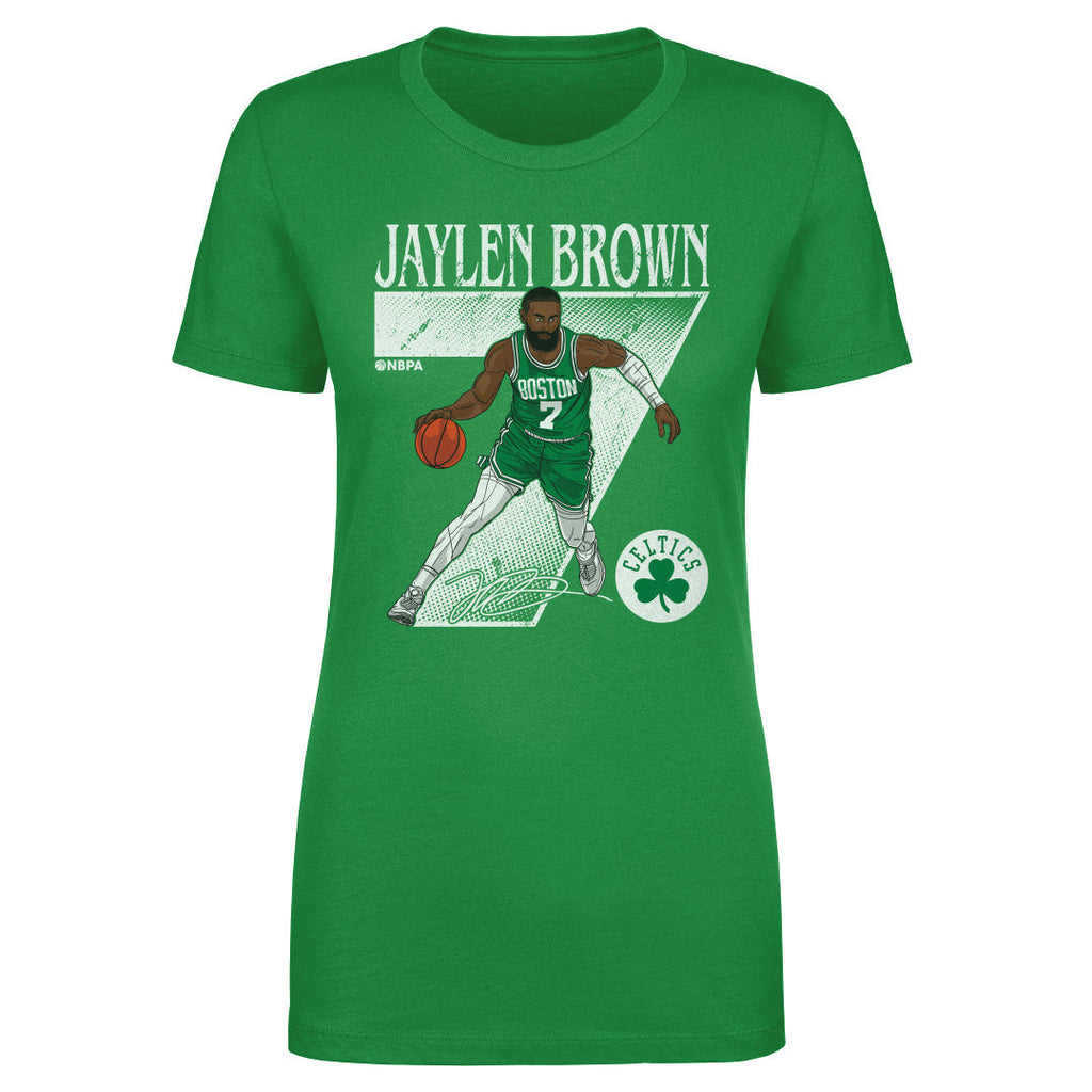 Jaylen Brown Boston Celtics Number WHT