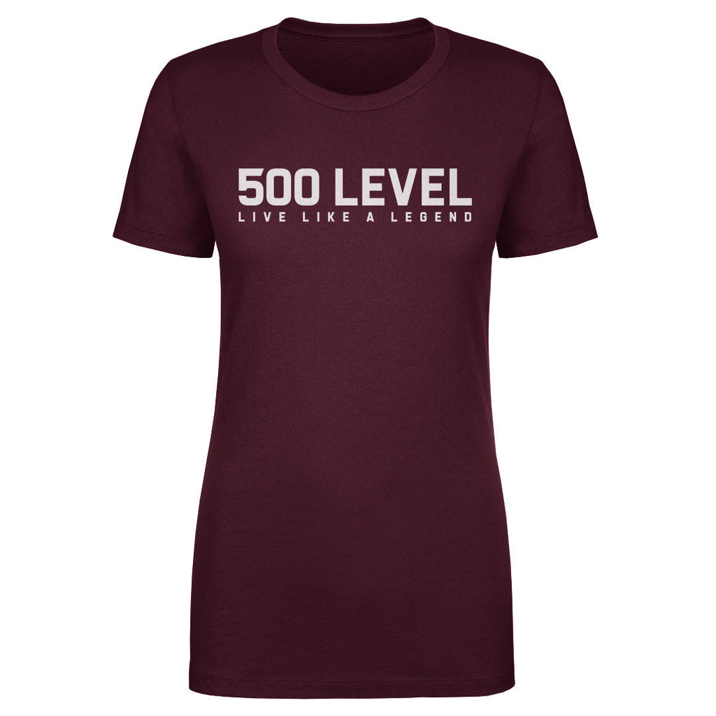 500 LEVEL Wordmark WHT