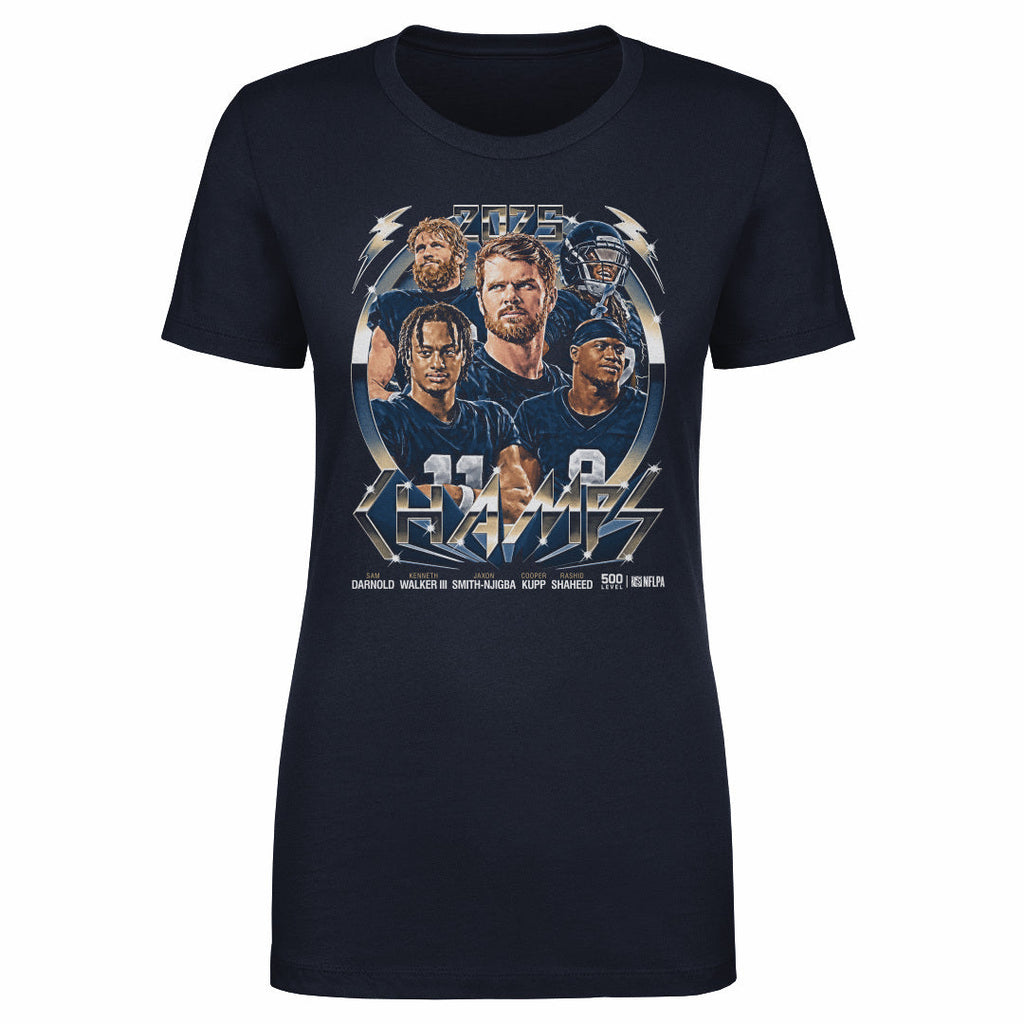 Seattle Football 2025 Champs Vintage WHT