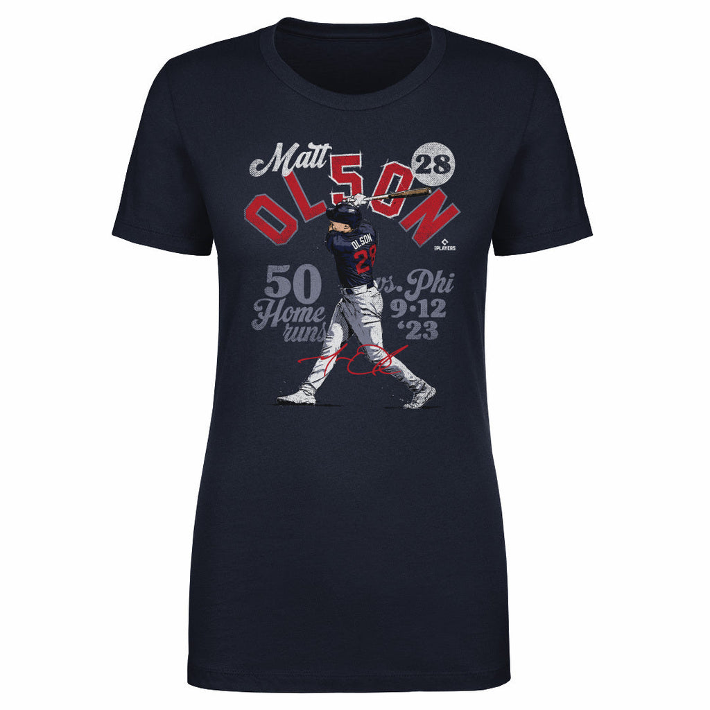 Matt Olson Atlanta 50 Homers WHT