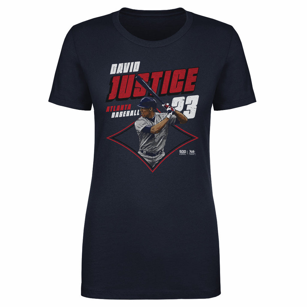 David Justice Atlanta Diamond WHT