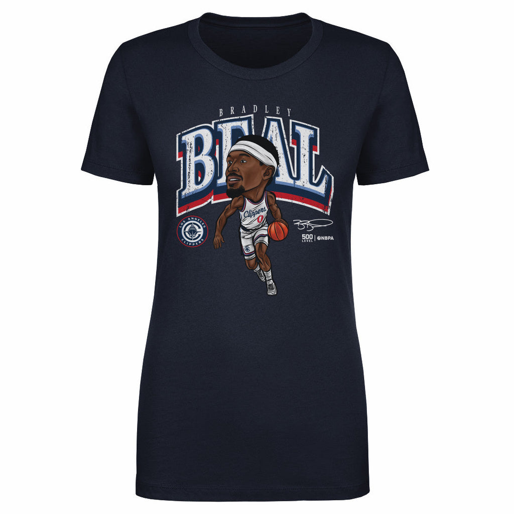 Bradley Beal Los Angeles Clippers Cartoon WHT