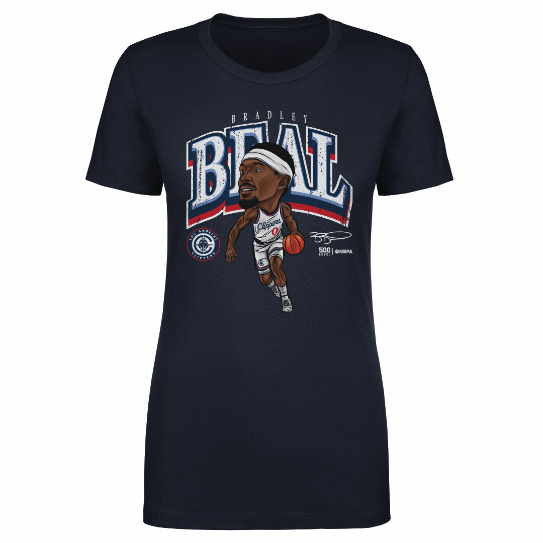 Bradley Beal Los Angeles Clippers Cartoon WHT