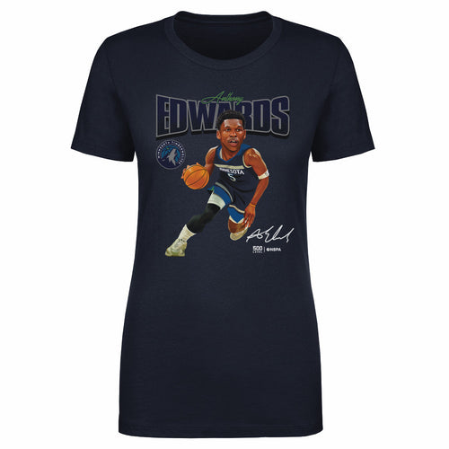 Anthony Edwards Minnesota Timberwolves Caricature WHT