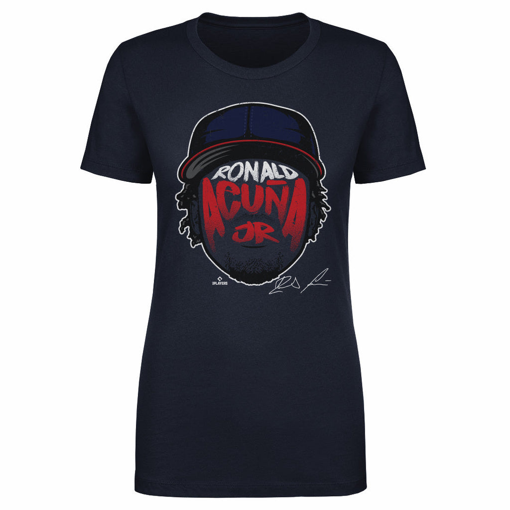 Ronald Acuna Jr. Player Silhouette WHT