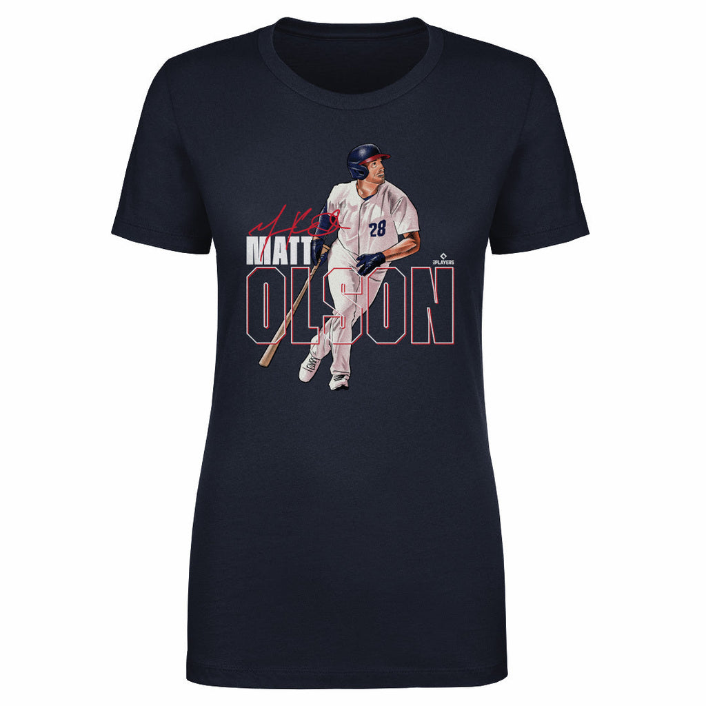 Matt Olson Atlanta Stance WHT