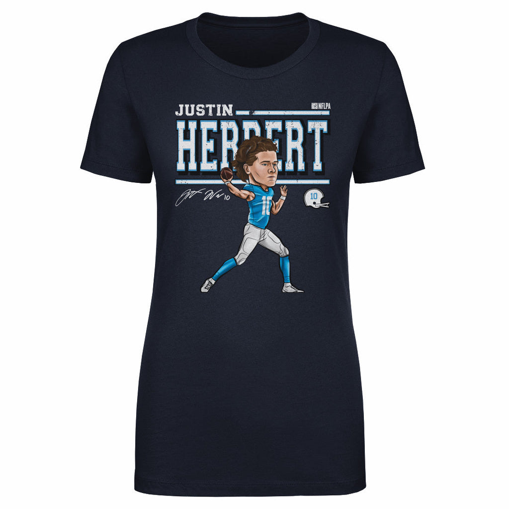 Justin Herbert Cartoon WHT