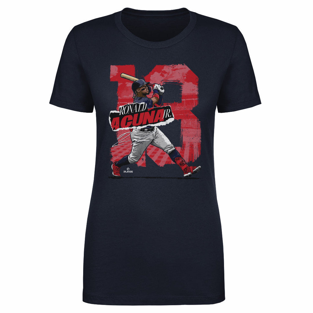 Ronald Acuna Jr. Atlanta Rough WHT