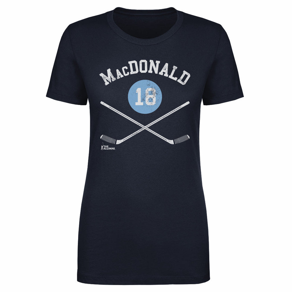 Lowell MacDonald Pittsburgh 18 Sticks WHT