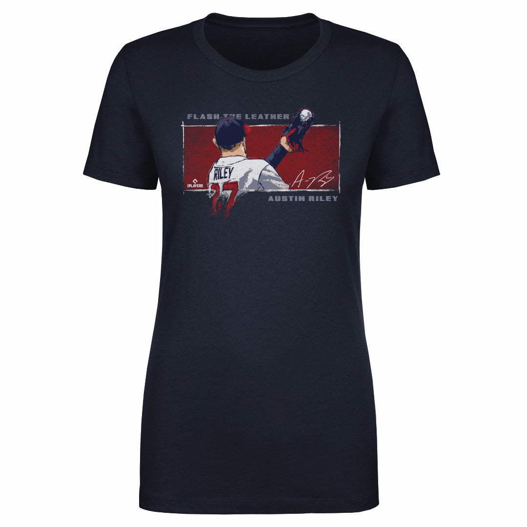 Austin Riley Atlanta Flash The Leather WHT