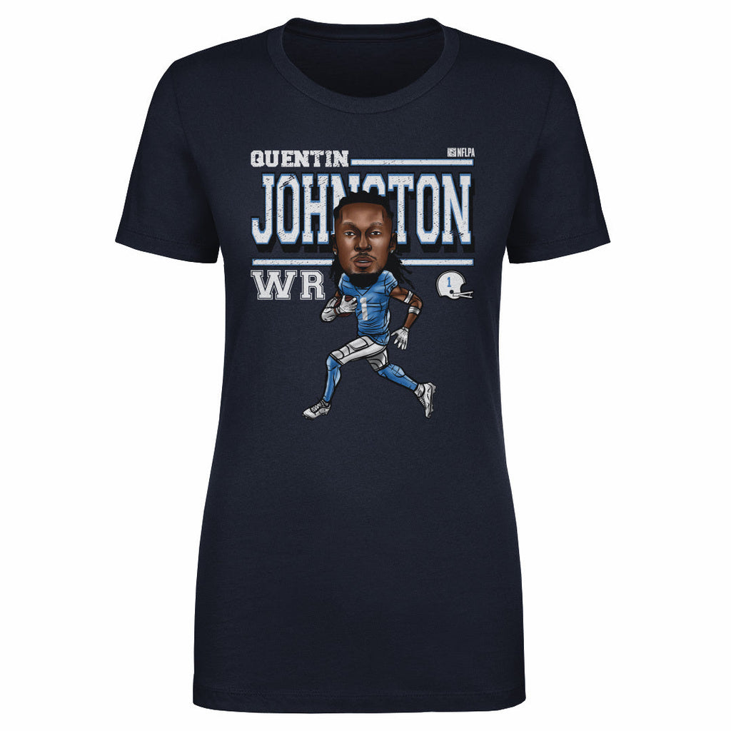 Quentin Johnston Los Angeles C Cartoon WHT