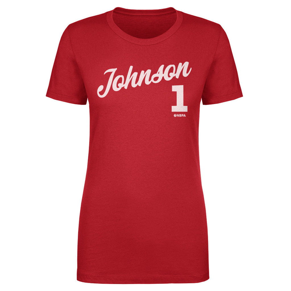 Jalen Johnson Atlanta Script WHT