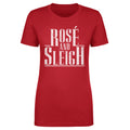 Christmas Rose And Sleigh WHT