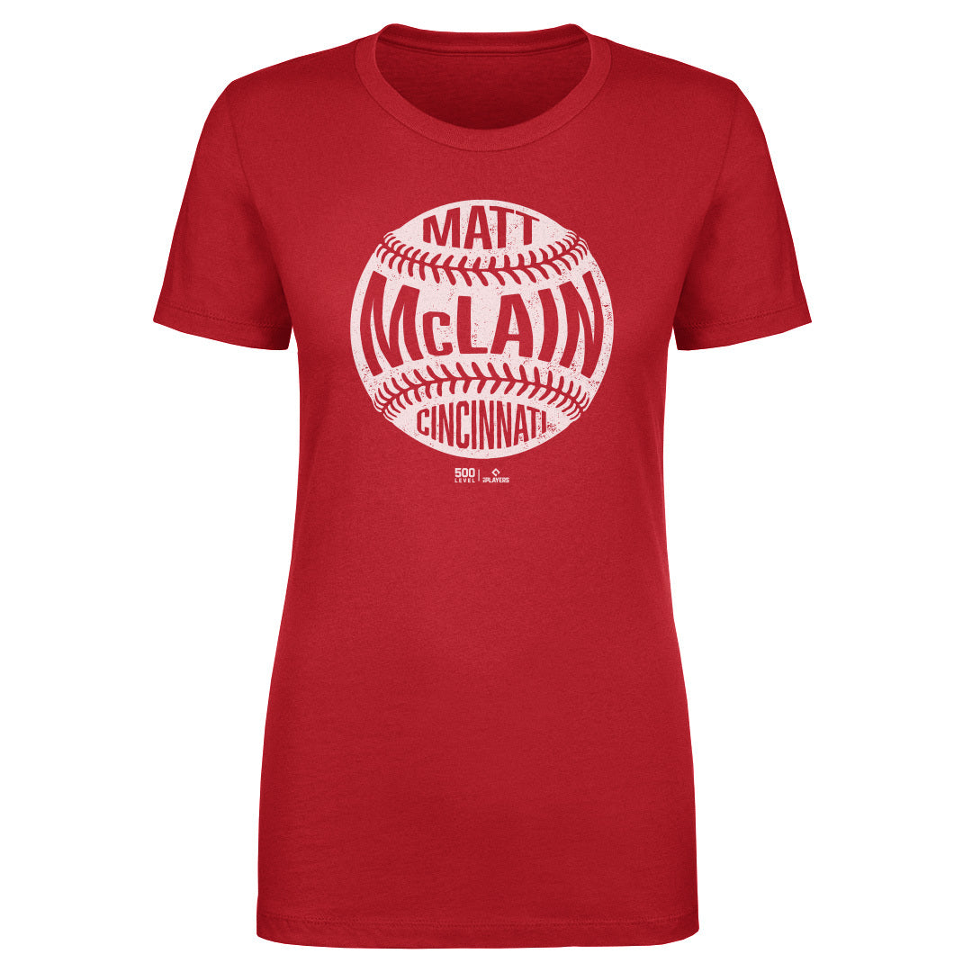 Matt McLain Cincinnati Vintage Baseball WHT