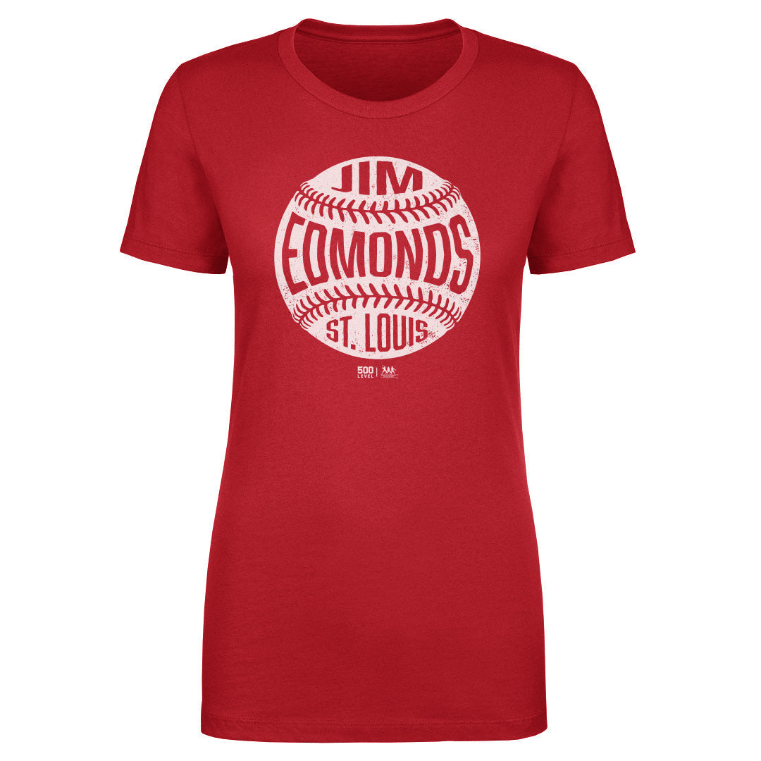 Jim Edmonds St. Louis Vintage Baseball WHT