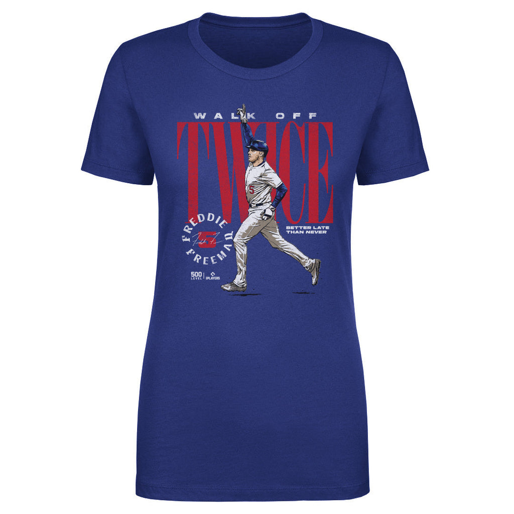 Freddie Freeman Los Angeles D Walk Off Twice WHT