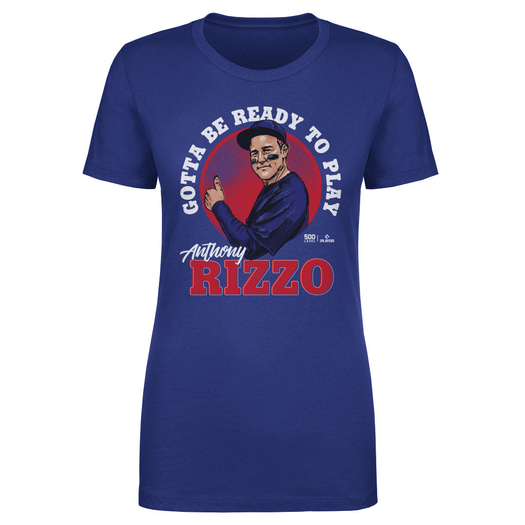 Anthony Rizzo Chicago C Ready To Play W WHT