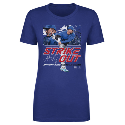 Anthony Rizzo Chicago C Strikeout WHT