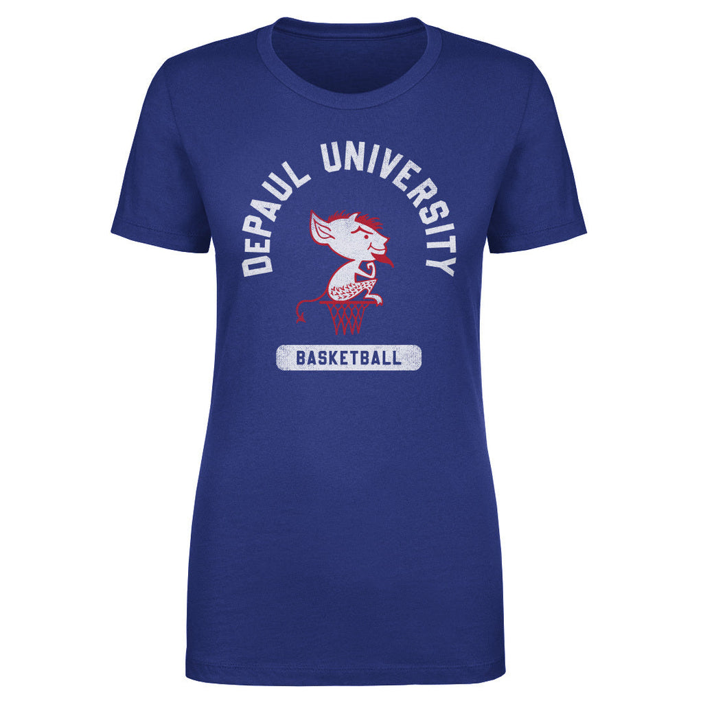 DePaul Blue Demons Mascot Basketball WHT
