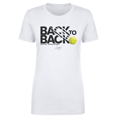 Aryna Sabalenka Back To Back Solid