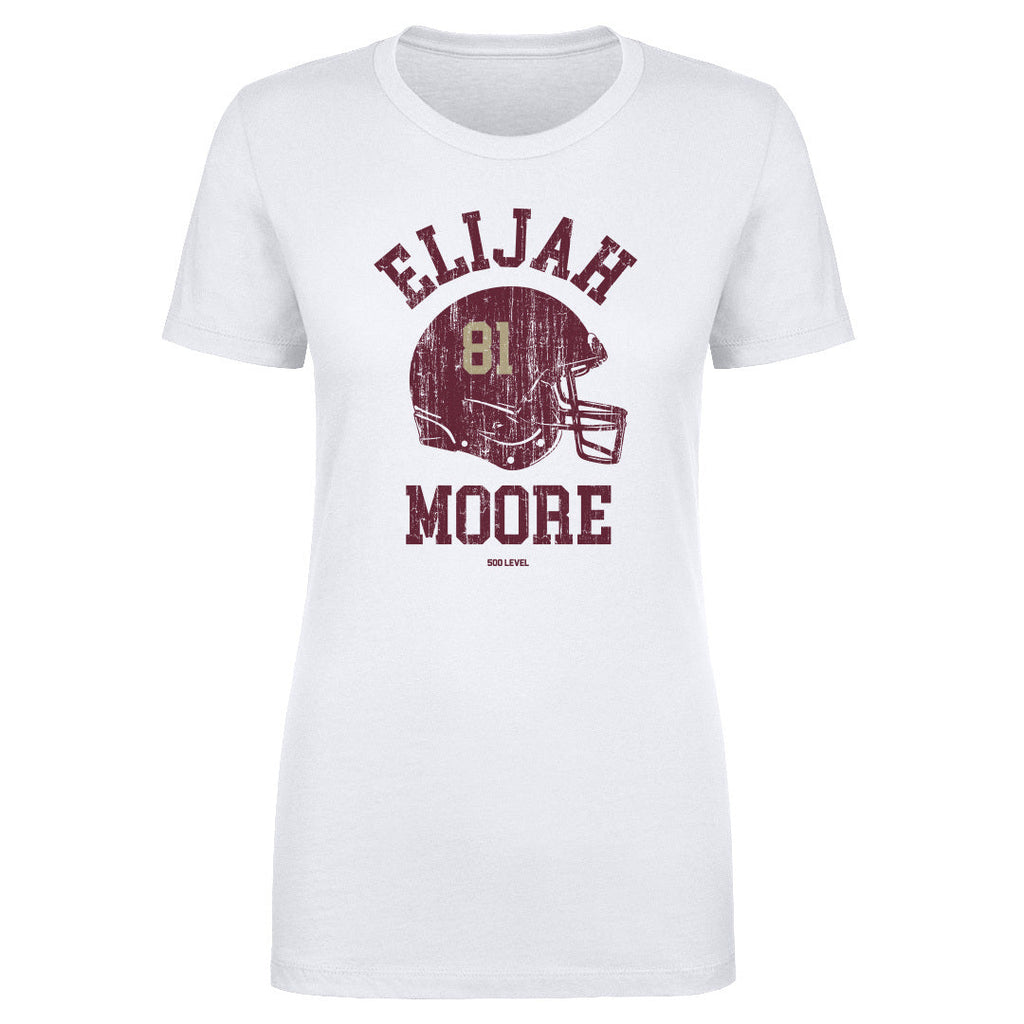 Elijah Moore College Helmet Font