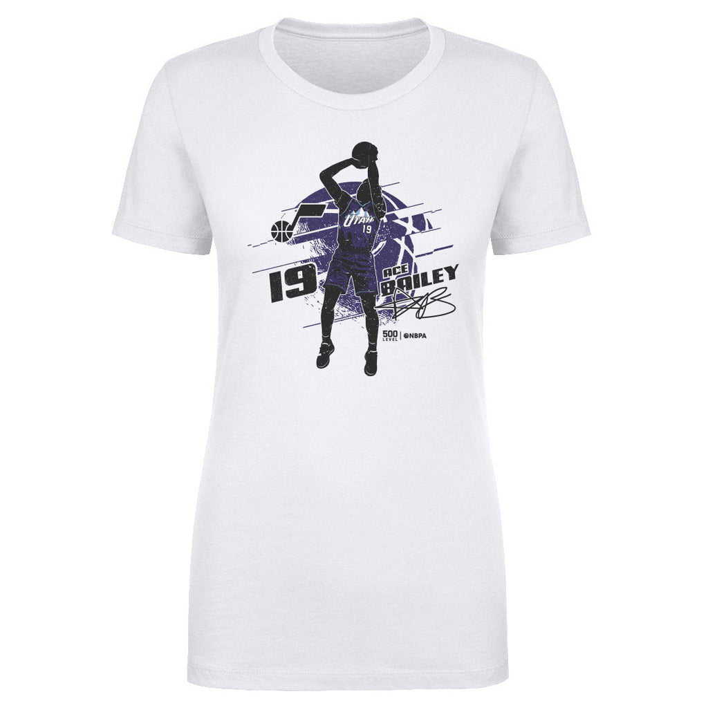 Ace Bailey Utah Jazz Silhouette