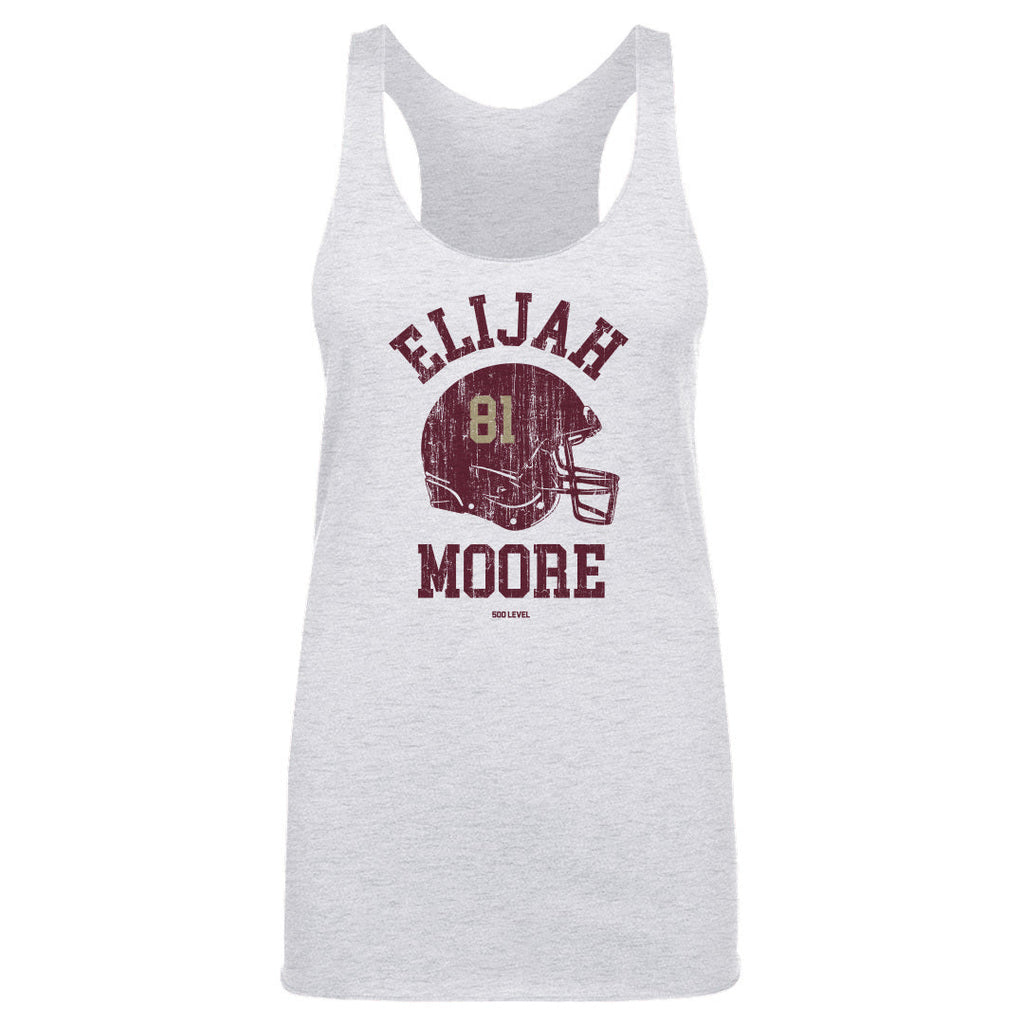Elijah Moore College Helmet Font