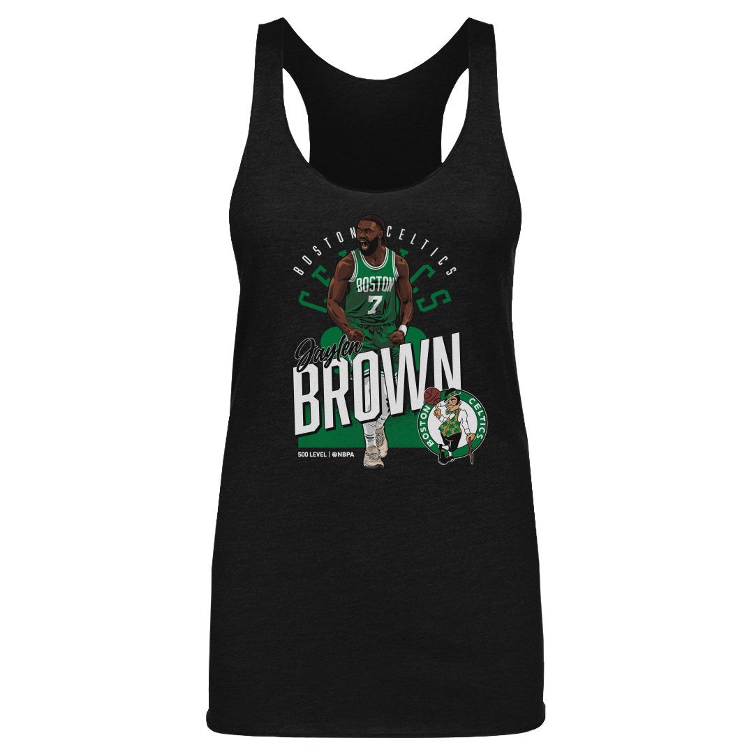 Jaylen Brown Boston Celtics Shield WHT