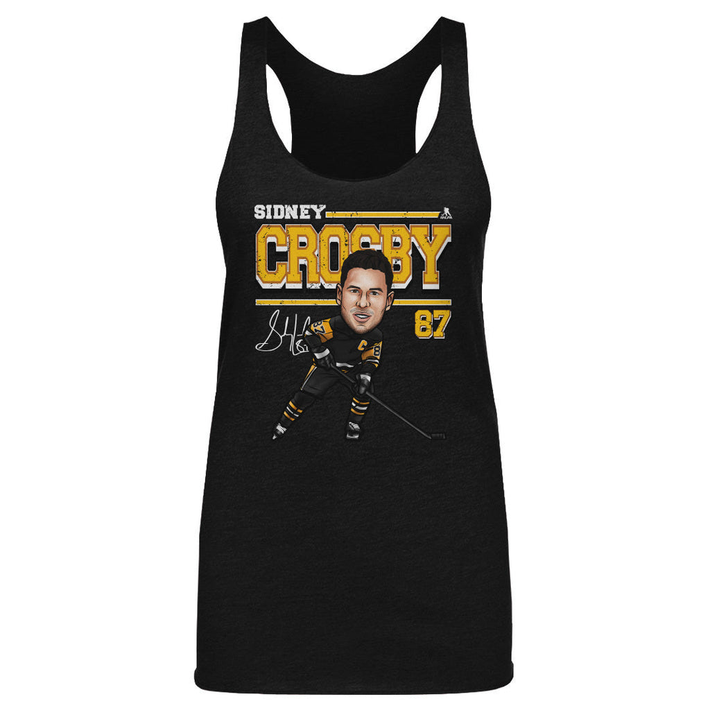 Sidney Crosby Pittsburgh Cartoon WHT