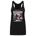 Sergei Fedorov Detroit Vintage Stats WHT