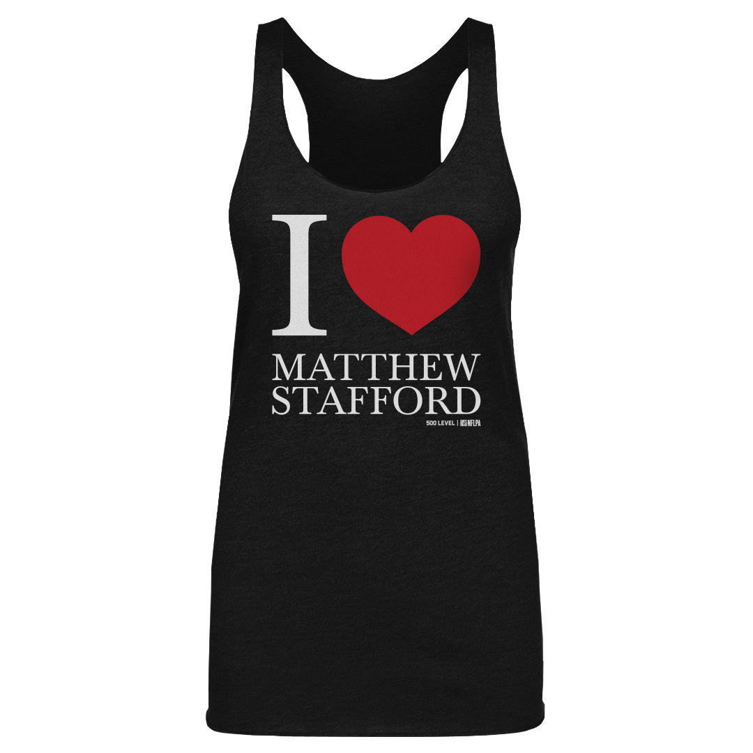 Matthew Stafford Los Angeles R I Love WHT