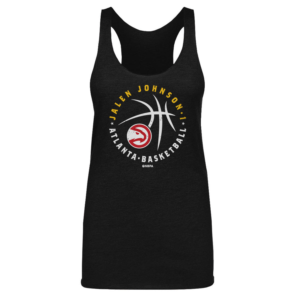 Jalen Johnson Atlanta Hawks Player Ball WHT