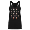 Christmas 8-bit Santas WHT