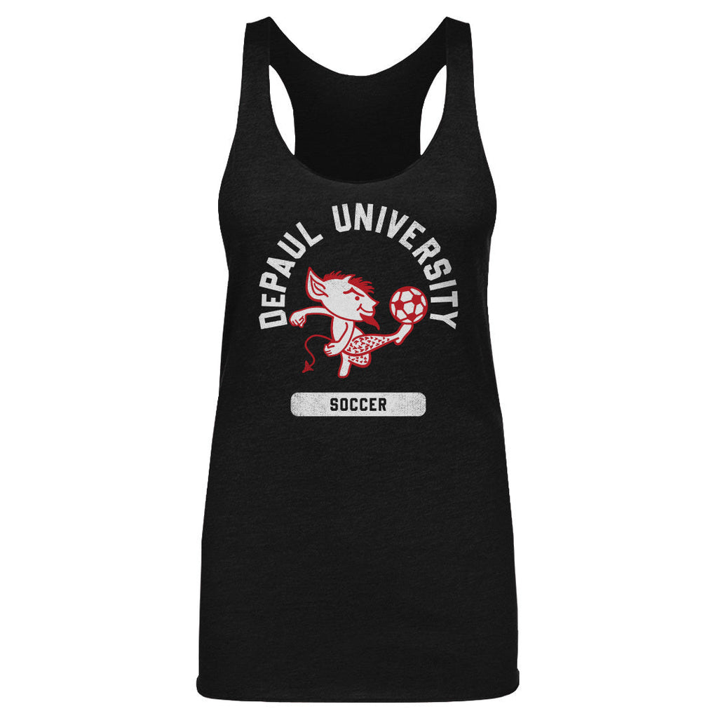 DePaul Blue Demons Mascot Soccer WHT