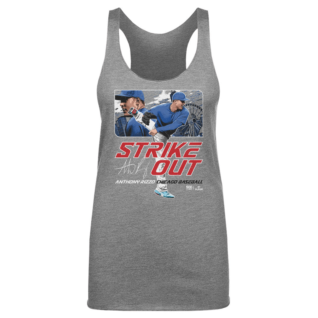 Anthony Rizzo Chicago C Strikeout WHT