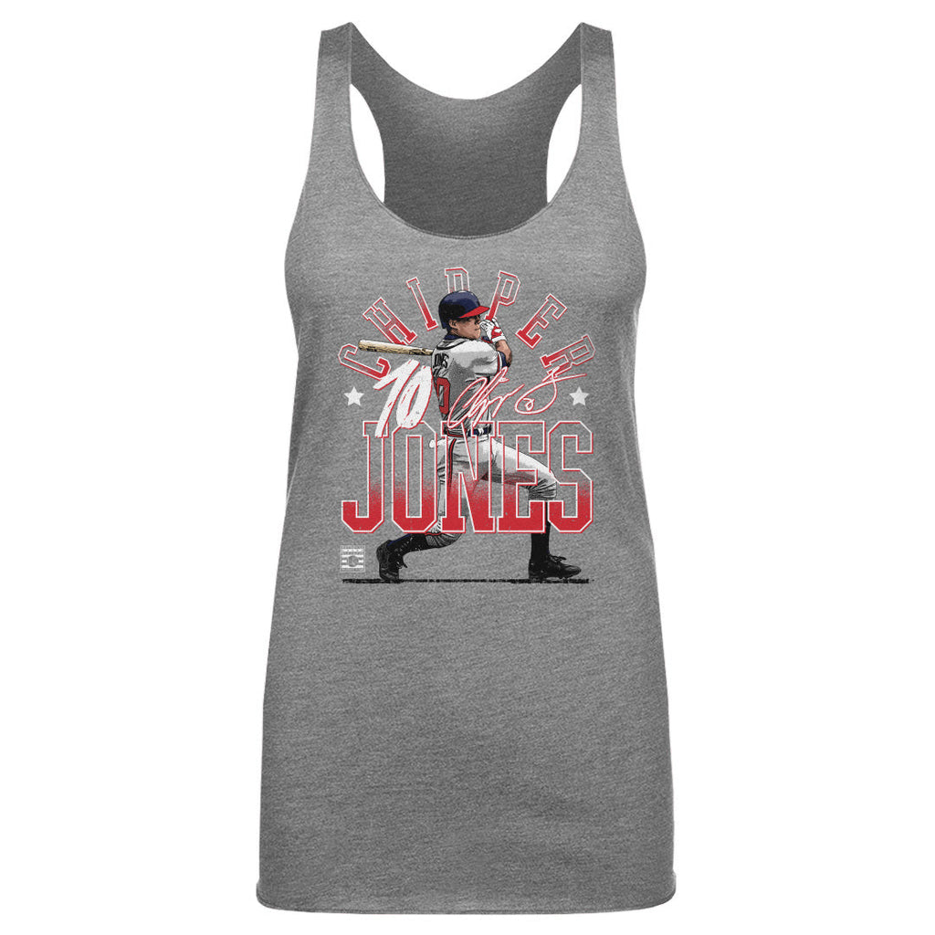 Chipper Jones Atlanta Arch WHT